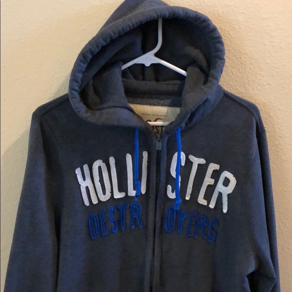 MENS HOLLISTER HOODIE SZ M VERY SOFT GREAT COND